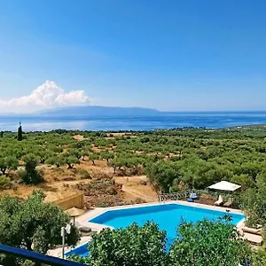 Hilltop At Kefalonia , Angon Greece